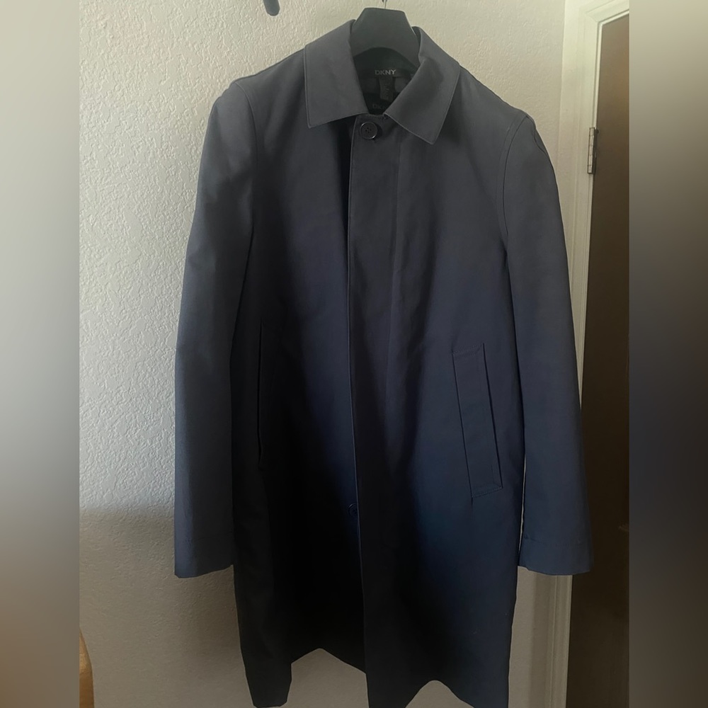 DKNY single breasted trench coat - Dark gray size S.